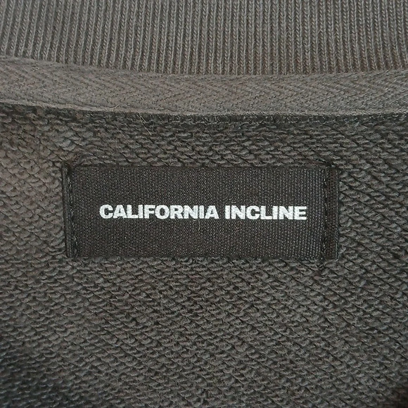 California Incline #72 oversized UNISEX crewneck sweater in Black size Small - Picture 5 of 8
